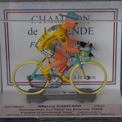 boite individuelle figurine cycliste